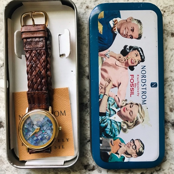 RARE 1994 SHATTERED ABALONE FOSSIL WATCH PC-7305 - Picture 7 of 7